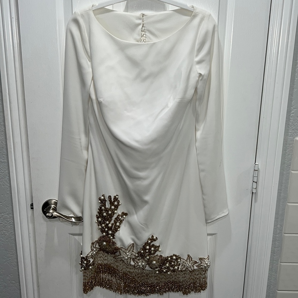 White shirt dress